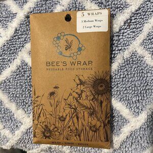 COPY - NEW Bee's Wrap Reusable Sustainable Variety food wrap - 5 pieces